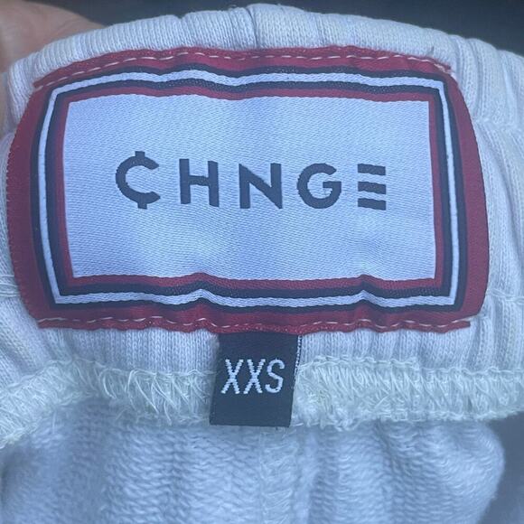 CHNGE Sweatpants Women's Chalk Love Peace - Size XXS - Picture 3 of 15